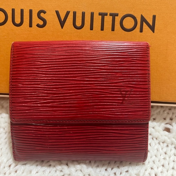 Louis Vuitton Red Epi Leather Ludlow Wallet - Picture 11 of 11